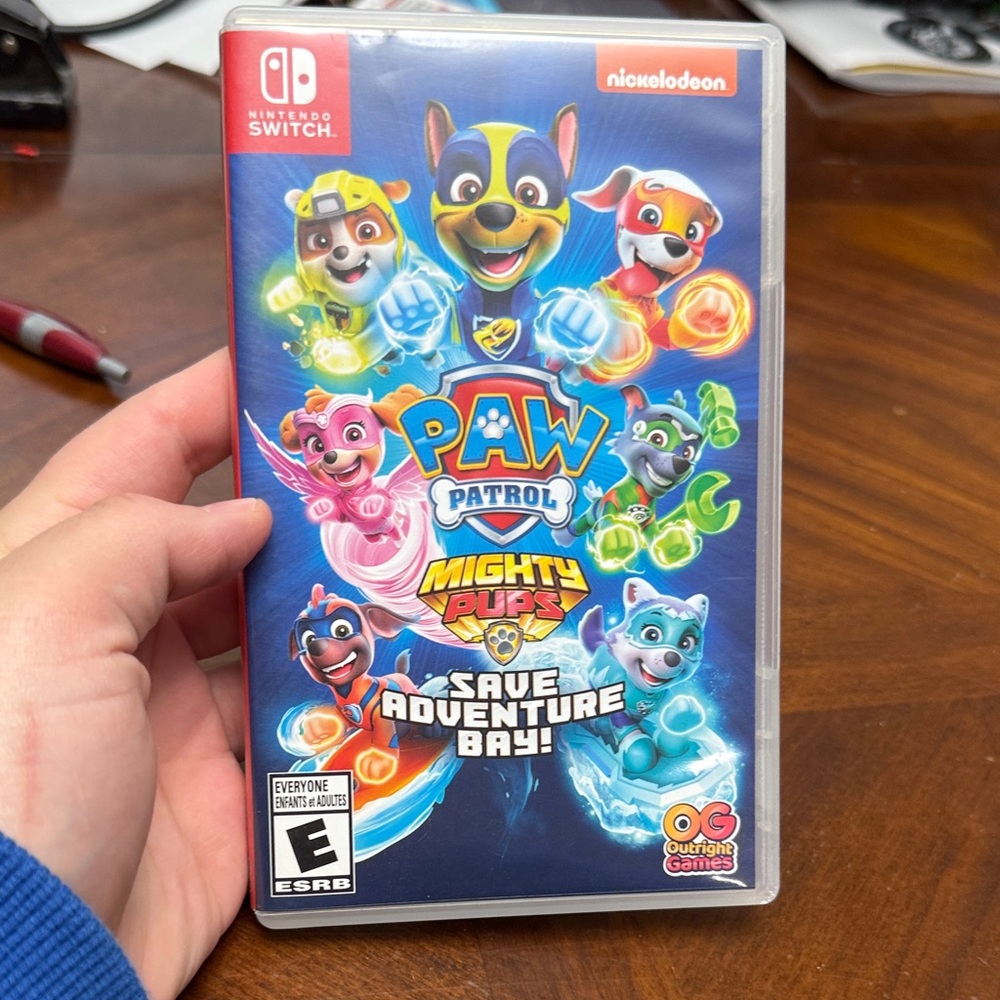 Nickelodeon Paw Patrol Mighty Pups Adventure Game - Blue and Multicolor